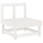 Gartenmöbel-Set 11-teilig aus massivem weißem Kiefernholz von , Gartensets - Ref: Foro24-3186411, Preis: 611,98 €, Rabatt: %