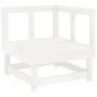 Gartenmöbel-Set 11-teilig aus massivem weißem Kiefernholz von , Gartensets - Ref: Foro24-3186411, Preis: 594,94 €, Rabatt: %