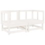 Gartenmöbel-Set 11-teilig aus massivem weißem Kiefernholz von , Gartensets - Ref: Foro24-3186411, Preis: 611,98 €, Rabatt: %