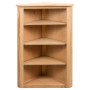Solid oak wood corner shelf 59x36x100 cm by vidaXL, Lockers and storage cabinets - Ref: Foro24-247041, Price: 209,79 €, Disco...