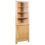 Solid oak wood corner cabinet 59x36x180 cm by vidaXL, Lockers and storage cabinets - Ref: Foro24-247042, Price: 376,92 €, Dis...