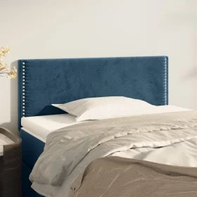 Blaues Samtkopfteil 100x5x78/88 cm von , Kopf- und Fußteile - Ref: Foro24-345922, Preis: 40,79 €, Rabatt: %