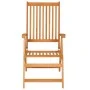 Gartenstühle, 4 Stück, massives Teakholz, rot karierte Kissen von , Gartenstühle - Ref: Foro24-3065543, Preis: 517,02 €, Raba...