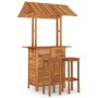 Garten-Barmöbel-Set 3-teilig aus massivem Akazienholz von , Gartensets - Ref: Foro24-3116008, Preis: 493,39 €, Rabatt: %