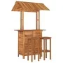 Garten-Barmöbel-Set 3-teilig aus massivem Akazienholz von , Gartensets - Ref: Foro24-3116008, Preis: 454,03 €, Rabatt: %