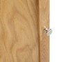 Armario de esquina de madera maciza de roble 59x36x180 cm
