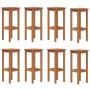 Küchenbarhocker 8 Einheiten aus massivem Akazienholz von , Gartenstühle - Ref: Foro24-3115991, Preis: 372,98 €, Rabatt: %