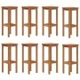 Taburetes de barra de cocina 8 unidades madera maciza acacia de , Sillas de jardín - Ref: Foro24-3115991, Precio: 349,97 €, D...