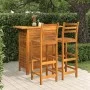 Juego muebles de bar para jardín 3 pzas madera maciza de acacia de , Conjuntos de jardín - Ref: Foro24-3115998, Precio: 311,8...