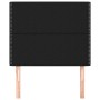 Cabeceros 2 unidades de tela negro 100x5x78/88 cm de , Cabeceros y pies de cama - Ref: Foro24-3116184, Precio: 49,94 €, Descu...