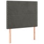 Kopfteile 2 Einheiten aus dunkelgrauem Samt 80x5x78/88 cm von , Kopf- und Fußteile - Ref: Foro24-3116223, Preis: 55,43 €, Rab...