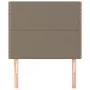 Headboards 2 units of taupe gray fabric 90x5x78/88 cm by , Headboards and footboards - Ref: Foro24-3116178, Price: 47,42 €, D...