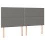 Kopfteile 4 Einheiten aus dunkelgrauem Stoff 80x5x78/88 cm von , Kopf- und Fußteile - Ref: Foro24-3116199, Preis: 94,38 €, Ra...