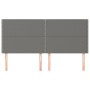 Kopfteile 4 Einheiten aus dunkelgrauem Stoff 80x5x78/88 cm von , Kopf- und Fußteile - Ref: Foro24-3116199, Preis: 94,38 €, Ra...