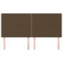 Kopfteile 4 Einheiten aus dunkelbraunem Stoff 90x5x78/88 cm von , Kopf- und Fußteile - Ref: Foro24-3116209, Preis: 88,63 €, R...