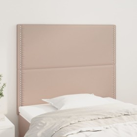 Cabeceros 2 unidades cuero sintético capuchino 90x5x78/88 cm de , Cabeceros y pies de cama - Ref: Foro24-3116275, Precio: 60,...