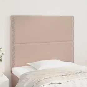 Kopfteile 2 Einheiten Cappuccino-Kunstleder 90x5x78/88 cm von , Kopf- und Fußteile - Ref: Foro24-3116275, Preis: 59,31 €, Rab...