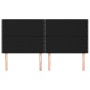 Kopfteile 4 Einheiten aus schwarzem Stoff 100x5x78/88 cm von , Kopf- und Fußteile - Ref: Foro24-3116216, Preis: 92,69 €, Raba...