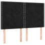 Kopfteile 4 Einheiten aus schwarzem Samt 72x5x78/88 cm von , Kopf- und Fußteile - Ref: Foro24-3116242, Preis: 83,32 €, Rabatt: %