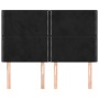 Cabeceros 4 unidades terciopelo negro 72x5x78/88 cm de , Cabeceros y pies de cama - Ref: Foro24-3116242, Precio: 82,75 €, Des...