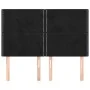 Cabeceros 4 unidades terciopelo negro 72x5x78/88 cm de , Cabeceros y pies de cama - Ref: Foro24-3116242, Precio: 93,58 €, Des...