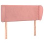 Rosa Samtkopfteil 93x23x78/88 cm von , Kopf- und Fußteile - Ref: Foro24-3117045, Preis: 51,87 €, Rabatt: %