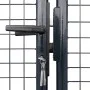 Galvanized steel garden mesh gate gray 289x200 cm by vidaXL, garden gates - Ref: Foro24-143367, Price: 509,57 €, Discount: %