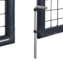 Gartengittertür aus verzinktem Stahl grau 289x200 cm von vidaXL, Gartentore - Ref: Foro24-143367, Preis: 519,38 €, Rabatt: %