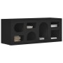 Mueble de TV Negro 100 x 35 x 40 cm Madera de ingeniería en Muebles TV | Comprar online en Foro24
