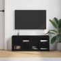Mueble de TV Negro 100 x 35 x 40 cm Madera de ingeniería en Muebles TV | Comprar online en Foro24