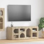 Mueble de TV Roble Sonoma 100 x 35 x 40 cm Madera de ingeniería en Muebles TV | Comprar online en Foro24