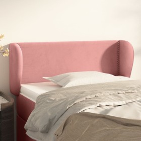 Pink velvet headboard 103x23x78/88 cm by , Headboards and footboards - Ref: Foro24-3117051, Price: 51,57 €, Discount: %