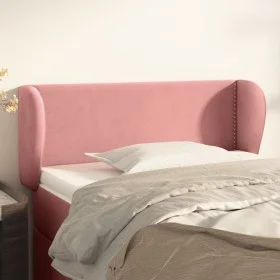 Pink velvet headboard 103x23x78/88 cm by , Headboards and footboards - Ref: Foro24-3117051, Price: 50,72 €, Discount: %