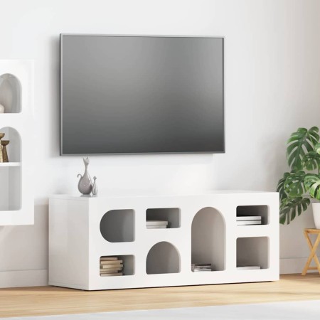 Mueble de TV brillante 100 x 35 x 40 cm Madera de ingeniería en Muebles TV | Comprar online en Foro24