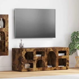 Mueble de TV Roble ahumado 100 x 35 x 40 cm en Muebles TV | Comprar online en Foro24