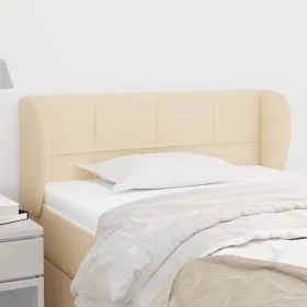 Cream fabric headboard 83x23x78/88 cm by , Headboards and footboards - Ref: Foro24-3117123, Price: 57,55 €, Discount: %