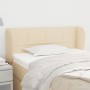 Kopfteil aus cremefarbenem Stoff, 83 x 23 x 78/88 cm von , Kopf- und Fußteile - Ref: Foro24-3117123, Preis: 57,45 €, Rabatt: %
