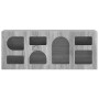 Mueble de TV Gris Sonoma 100 x 35 x 40 cm Madera de ingeniería en Muebles TV | Comprar online en Foro24