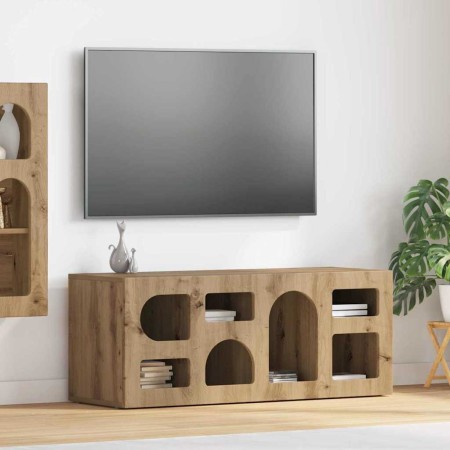 Mueble de TV Roble artesanal 100 x 35 x 40 cm en Muebles TV | Comprar online en Foro24