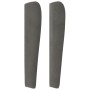 Kopfteil mit dunkelgrauen Samtohren 83x23x118/128 cm von , Kopf- und Fußteile - Ref: Foro24-3117847, Preis: 71,44 €, Rabatt: %