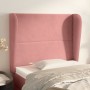 Kopfteil mit rosa Samtohren 83x23x118/128 cm von , Kopf- und Fußteile - Ref: Foro24-3117851, Preis: 75,03 €, Rabatt: %