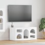 Mueble de TV brillante 80 x 35 x 40 cm Madera de ingeniería en Muebles TV | Comprar online en Foro24