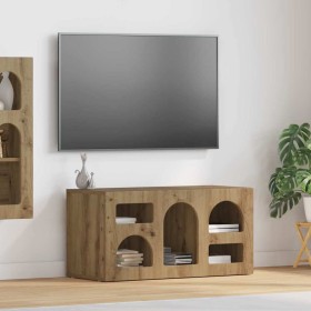 Mueble de TV Roble artesanal 80 x 35 x 40 cm en Muebles TV | Comprar online en Foro24