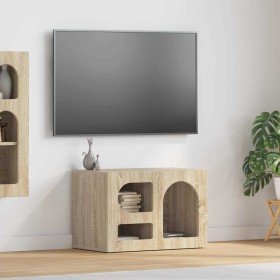 Mueble de TV Roble Sonoma 60 x 35 x 40 cm Madera de ingeniería en Muebles TV | Comprar online en Foro24