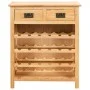Weinregal aus massivem Eichenholz, 72 x 32 x 90 cm von vidaXL, Weinregale - Ref: Foro24-247043, Preis: 259,50 €, Rabatt: %