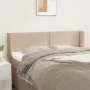 Cabecero de cuero sintético color capuchino 147x16x78/88 cm de , Cabeceros y pies de cama - Ref: Foro24-3118723, Precio: 66,9...