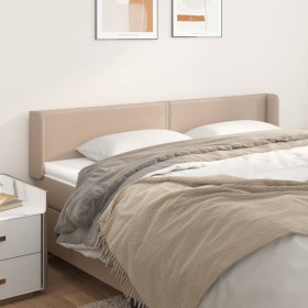 Cappuccino synthetic leather headboard 183x16x78/88 cm by , Headboards and footboards - Ref: Foro24-3118735, Price: 69,96 €, ...