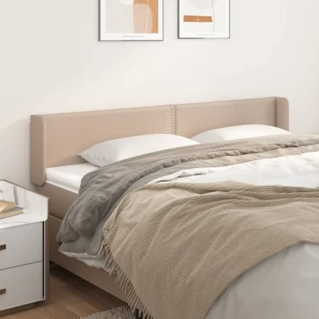 Cabecero de cuero sintético color capuchino 183x16x78/88 cm de , Cabeceros y pies de cama - Ref: Foro24-3118735, Precio: 68,5...