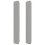 Headboard with light gray fabric ears 83x16x118/128 cm by , Headboards and footboards - Ref: Foro24-3119414, Price: 57,29 €, ...
