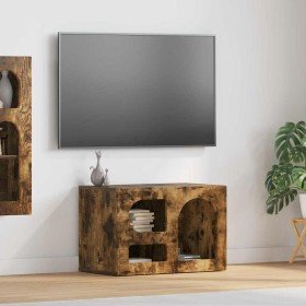Mueble de TV Roble ahumado 60 x 35 x 40 cm Madera de ingeniería en Muebles TV | Comprar online en Foro24